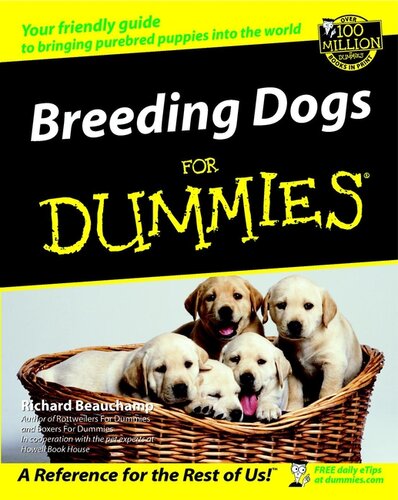 Breeding Dogs For Dummies Richard G Beauchamp