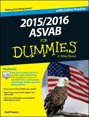 2015 2016 Asvab For Dummies With Online Practice 1st Edition Rod Powers