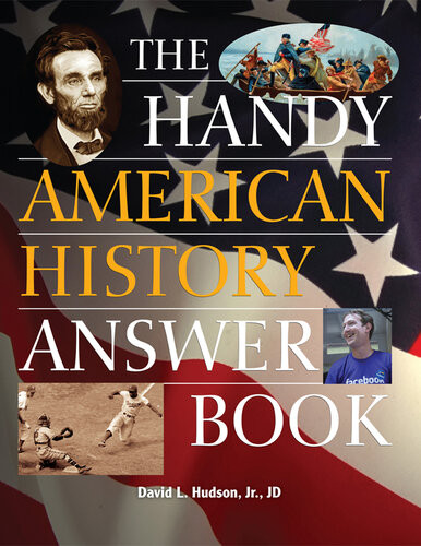 The Handy American History Answer Book David L Hudson