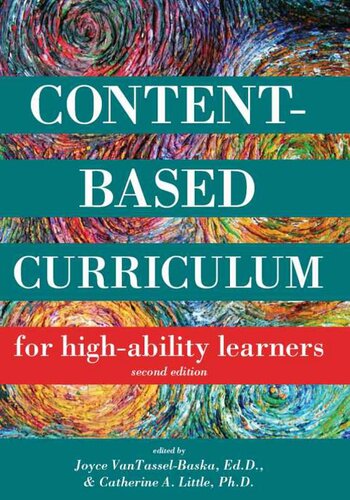 Contentbased Curriculum For Highability Learners 2nd Edition Joyce Vantasselbaska