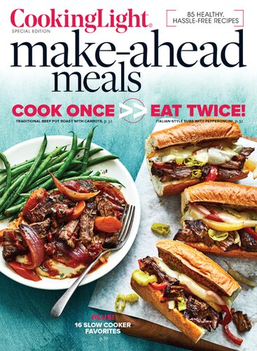 Cooking Light Makeahead Meals Cooking Light