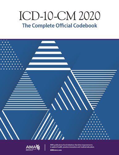 Icd10cm 2020 The Complete Official Codebook American Medical Association