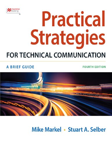 Practical Strategies For Technical Communication 4th Edition Mike Markel