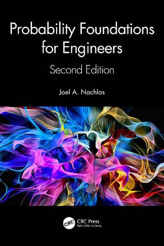 Probability Foundations For Engineers 2nd Edition Joel A Nachlas