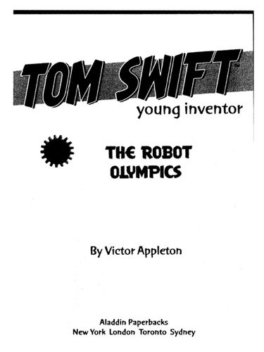 The Robot Olympics Victor Appleton
