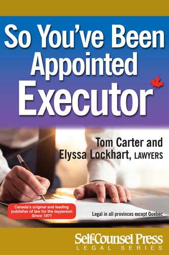 So Youve Been Appointed Executor Tom Carter