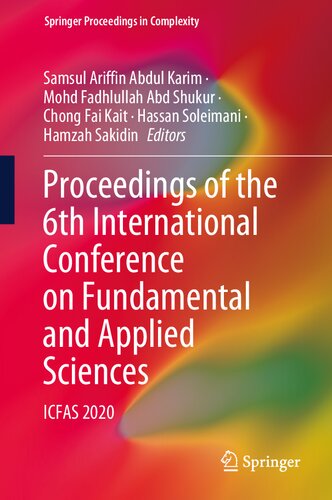 Proceedings Of The 6th International Conference On Fundamental And Applied Sciences Icfas 2020 Samsul Ariffin Abdul Karim