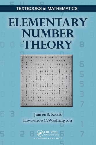 Elementary Number Theory 1st Edition James S Kraft Lawrence C Washington
