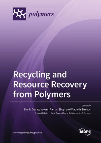 Recycling And Resource Recovery From Polymers Devasahayam S