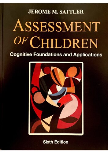 Assessment Of Children 6th Edition Jerome M Sattler