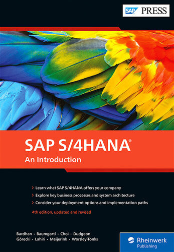 Sap S4hana An Introduction 4th Edition Devraj Bardhan Axel Baumgartl