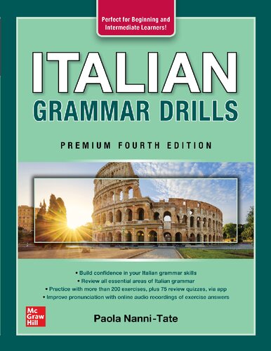 Italian Grammar Drills Paola Nannitate
