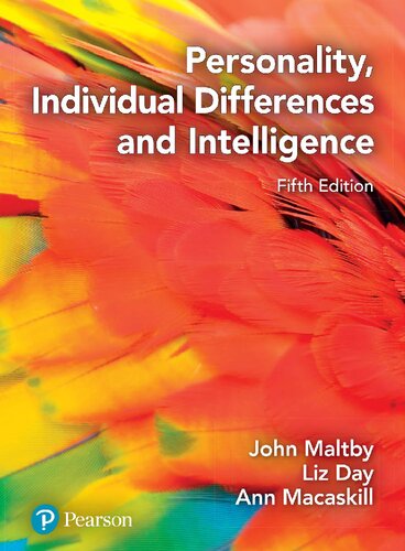 Personality Individual Differences And Intelligence 5th Edition John Maltby
