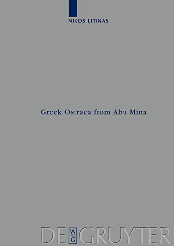 Greek Ostraca From Abu Mina Oabumina Plates Ed Nikos Litinas