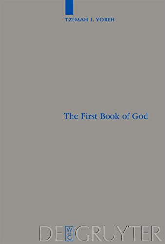 The First Book Of God Tzemah L Yoreh
