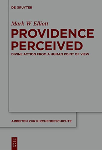 Providence Perceived Divine Action From A Human Point Of View Mark W Elliott
