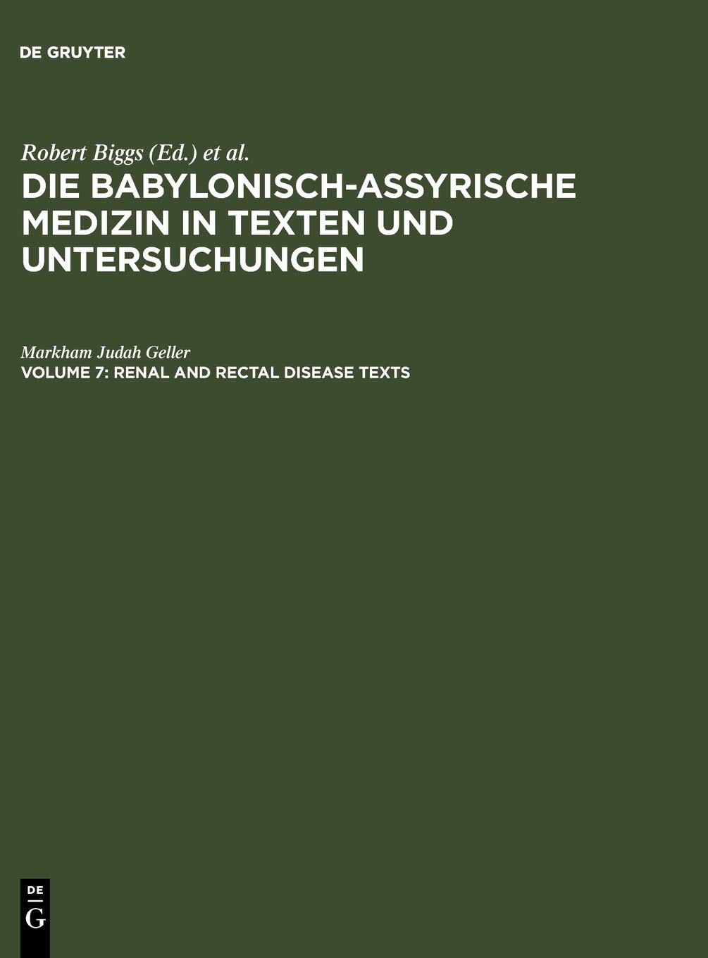 Renal And Rectal Disease Texts Markham Judah Geller