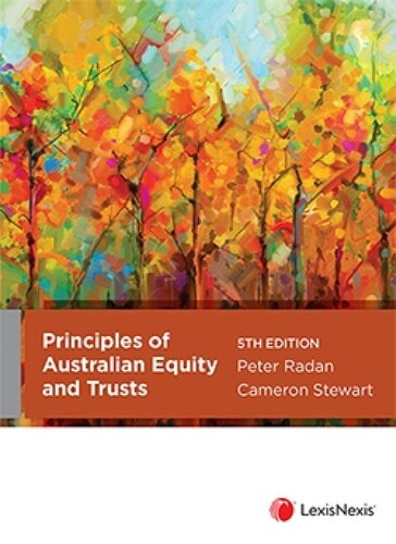 Principles Of Australian Equity And Trusts 5th Edition Peter Radan