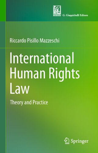 International Human Rights Law Theory And Practice 1st Edition Mazzeschi