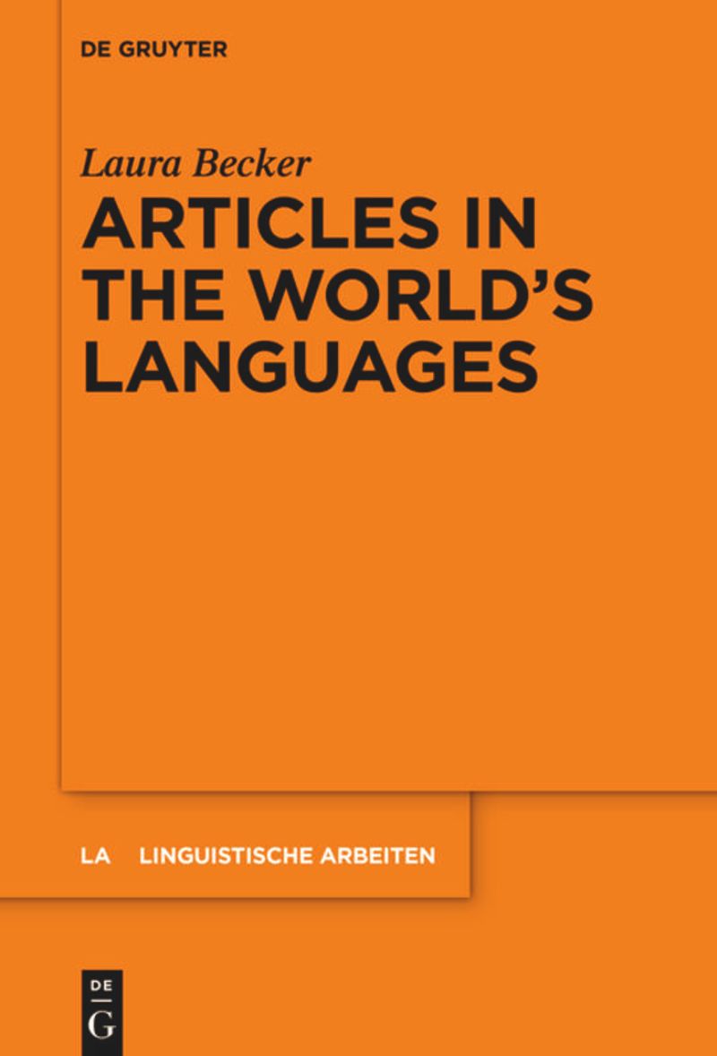 Articles In The Worlds Languages 1st Edition Laura Becker