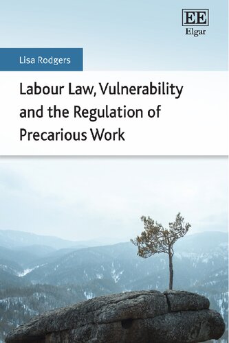 Labour Law Vulnerability And The Regulation Of Precarious Work Lisa Rodgers