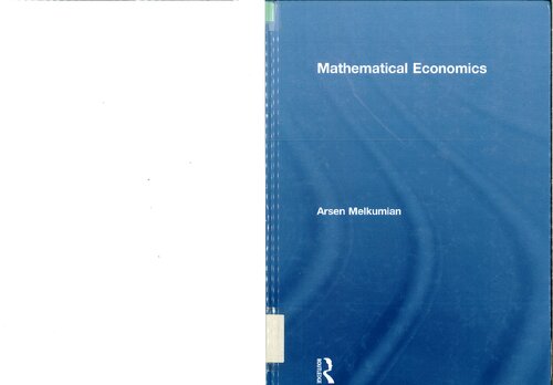 Mathematical Economics Arsen Melkumian