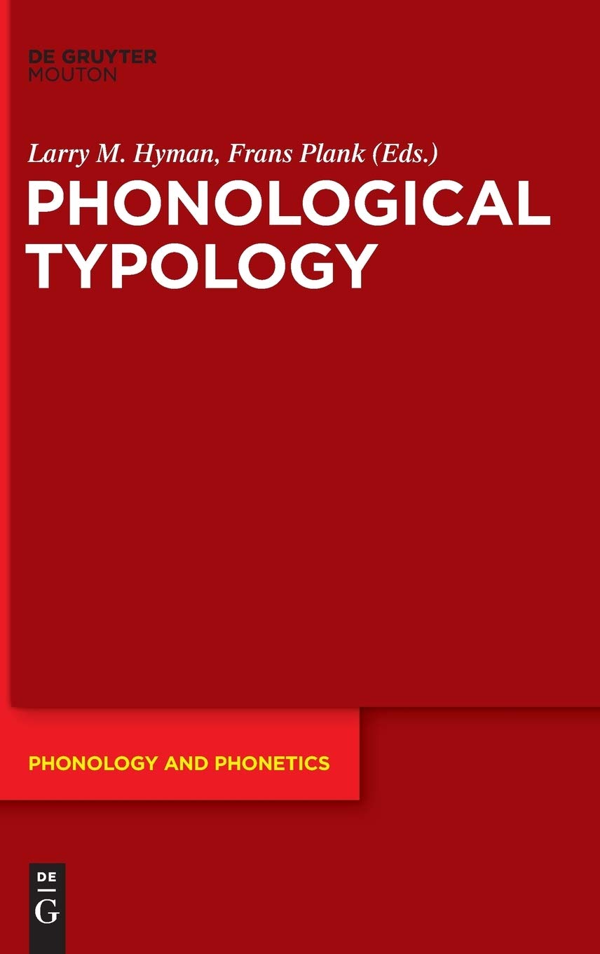 Phonological Typology Plank Frans Hyman Larry M