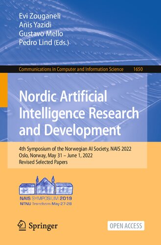 Nordic Artificial Intelligence Research And Development Evi Zouganeli