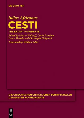 Cesti The Extant Fragments Bilingual Martin Wallraff Editor