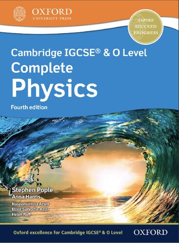 Cambridge Igcse O Level Complete Physics Student Book Fourth Edition 4th Edition Stephen Pople