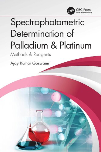 Spectrophotometric Determination Of Palladium Platinum Methods Reagents Goswami Ak