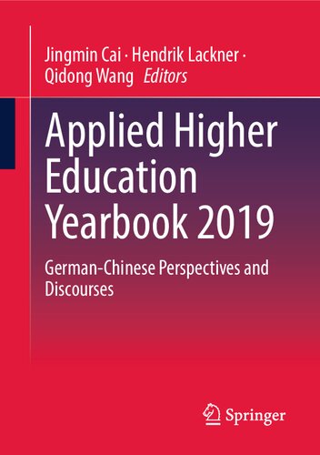 Applied Higher Education Yearbook 2019 Germanchinese Perspectives And Discourses Jingmin Cai