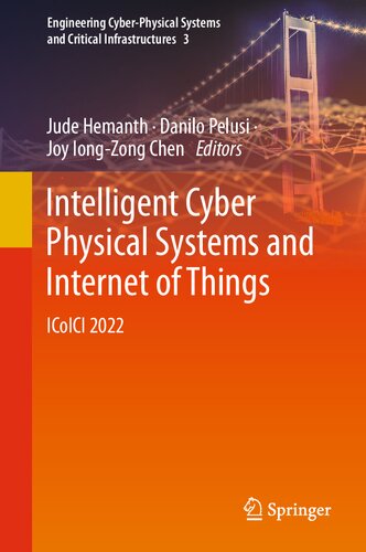 Intelligent Cyber Physical Systems And Internet Of Things Icoici 2022 Jude Hemanth