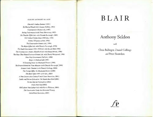 Blair Anthony Seldon