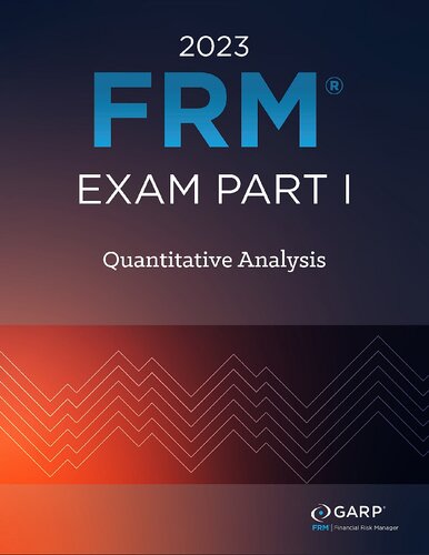 Frm Part 1 Quantitative Analysis 2023 Garp