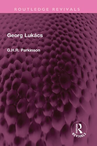 Georg Lukcs Ghr Parkinson