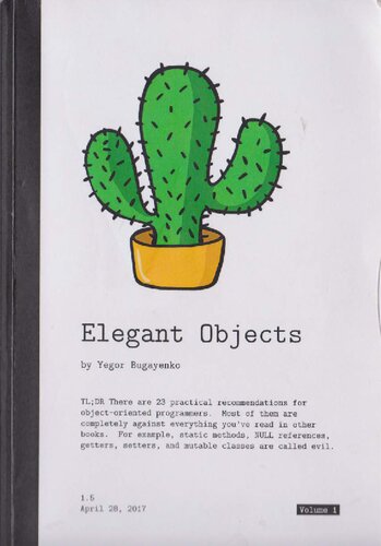 Elegant Objects 10 Yegor Bugayenko