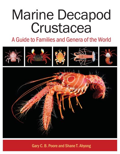 Marine Decapod Crustacea A Guide To Families And Genera Of The World Gary Cb Poore