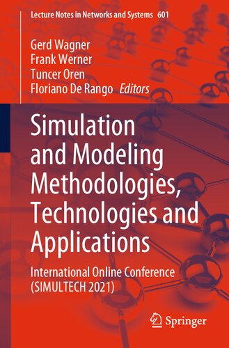 Simulation And Modeling Methodologies Technologies And Applications International Online Conference Simultech 2021 Gerd Wagner