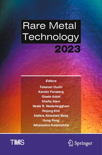 Rare Metal Technology 2023 Takanari Ouchi Kerstin Forsberg Gisele Azimi