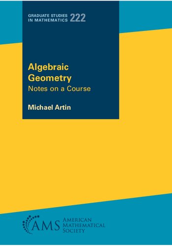 Algebraic Geometry Notes On A Course Michael Artin