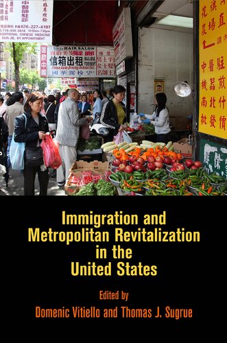 Immigration And Metropolitan Revitalization In The United States Domenic Vitiello Editor