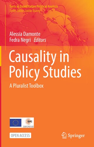 Causality In Policy Studies A Pluralist Toolbox Alessia Damonte