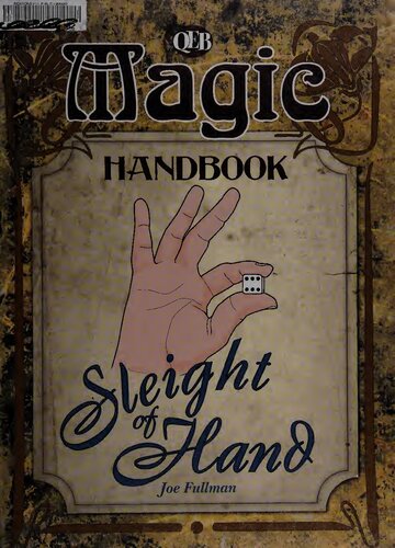 Sleight Of Hand Magic Handbook Illustrated Joe Fullman