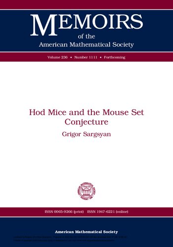 Hod Mice And The Mouse Set Conjecture Grigor Sargsyan