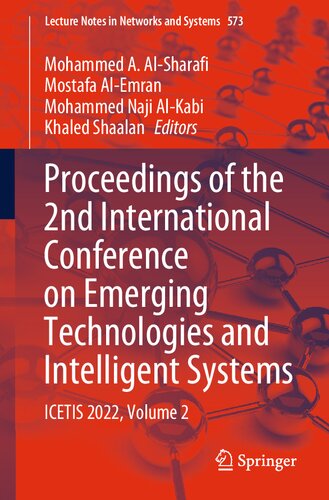 Proceedings Of The 2nd International Conference On Emerging Technologies And Intelligent Systems Icetis 2022 Volume 2 Mohammed A Alsharafi