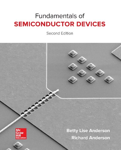Fundamentals Of Semiconductor Devices 2nd Edition Betty Anderson