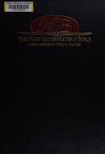 The New Interpreters Bible Keck