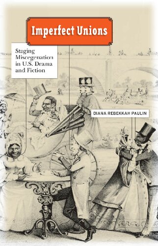 Imperfect Unions Staging Miscegenation In Us Drama And Fiction 1st Edition Diana Rebekkah Paulin