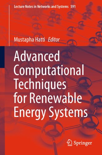 Advanced Computational Techniques For Renewable Energy Systems Mustapha Hatti